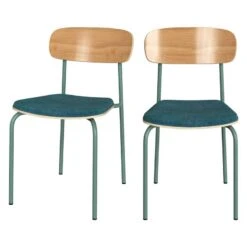 Chaise Louna (Lot De 2) -VIDAXL || Leitmotiv || Emma Soldes Magasin 95a2a43ab9dc41a7a848a1d2b0075ba8