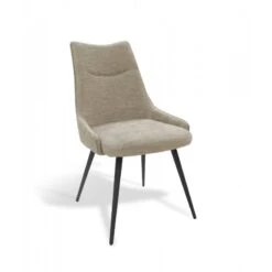 Lot De 2 Chaises Tissu Beige - OLBIA -VIDAXL || Leitmotiv || Emma Soldes Magasin 97d30a5f14724698a54e880340735169