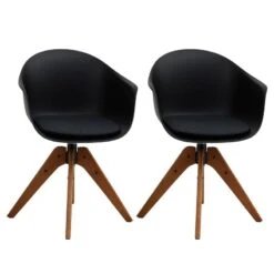 Fauteuil Pivotant DAVINA (Lot De 2) -VIDAXL || Leitmotiv || Emma Soldes Magasin 9809cd5250a5497eafca0e1d1db02c0e