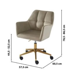 Fauteuil De Bureau MONACO -VIDAXL || Leitmotiv || Emma Soldes Magasin 9ab3a56a8d224ba88a9546a0ca3642b3