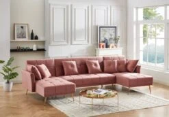 Canapé Panoramique Convertible AROMA -VIDAXL || Leitmotiv || Emma Soldes Magasin 9c2874d708ba4d4192e253edb29e5123