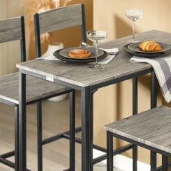 Table + 4 X Tabourets De Bar OGT14-HG -VIDAXL || Leitmotiv || Emma Soldes Magasin 9c5f7e002d8a451b900229f5d585de3d