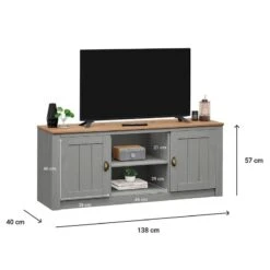 Meuble TV BOLTON -VIDAXL || Leitmotiv || Emma Soldes Magasin 9ecb5d92ff57438d95352dffaefdc6c1