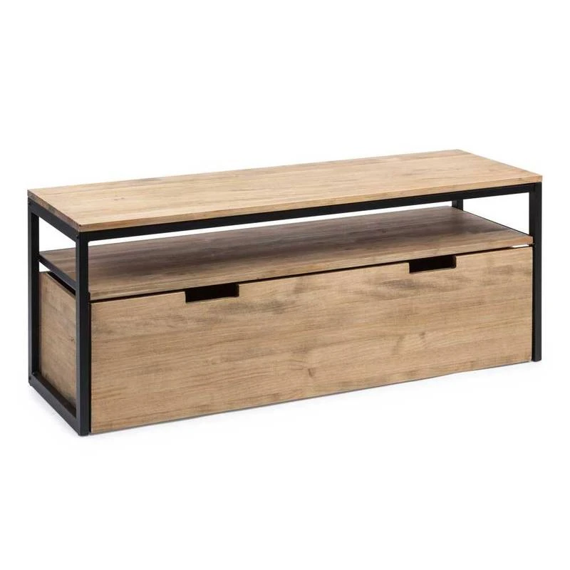 Meuble TV ECO Three 40x120x45 Cm Noir 3 Meuble TV ECO Three 40x120x45 Cm Noir