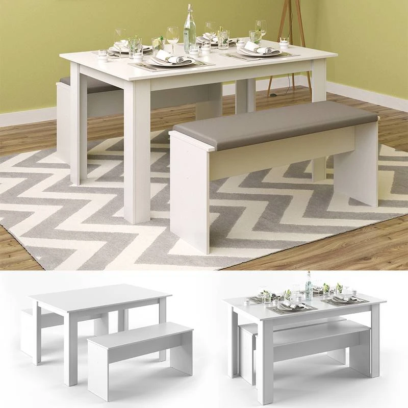 Salle à Manger Sentio Blance 6 Salle à Manger Sentio Blance – Image 4