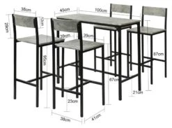 Table + 4 X Tabourets De Bar OGT14-HG -VIDAXL || Leitmotiv || Emma Soldes Magasin a713d0fc2ca142198a225c6e254e897c.cropped 17 436 1494 1110.processed