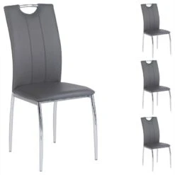 Chaises APOLLO (Lot De 4) -VIDAXL || Leitmotiv || Emma Soldes Magasin ab59a31b30804b099fd30431d1b23913