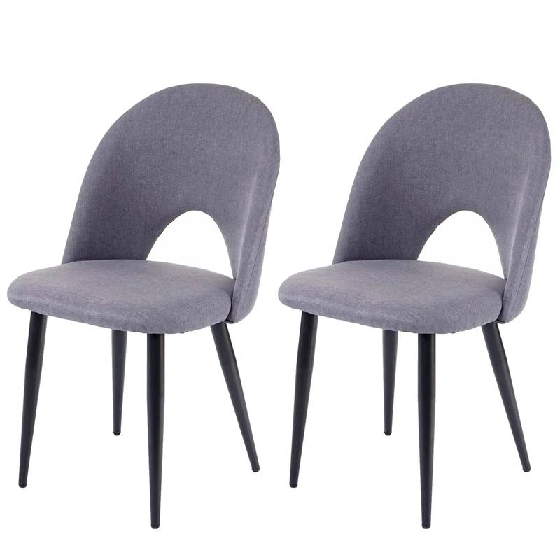 Chaise Capitonnée HWC-D73 (lot De 2) 2 Chaise Capitonnée HWC-D73 (lot De 2)