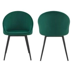 Chaises Vintage Velours (lot De 2) 19 Chaises Vintage Velours (lot De 2) -VIDAXL || Leitmotiv || Emma Soldes Magasin af1a1bc65f0a46979243f847ab838b87