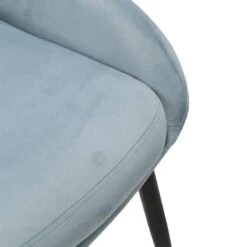 2 Chaises En Velours Bleu - JAZZY 26 2 Chaises En Velours Bleu - JAZZY -VIDAXL || Leitmotiv || Emma Soldes Magasin b190c4897ef342a09ebbb3072dc61d2a