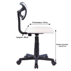 Chaise De Bureau MILAN 25 Chaise De Bureau MILAN -VIDAXL || Leitmotiv || Emma Soldes Magasin b296a26b51384fe785f105c20c701011