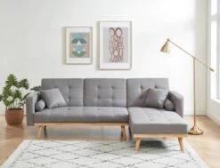 Canapé Angle Convertible KELLY -VIDAXL || Leitmotiv || Emma Soldes Magasin b427c4419d3d4bb8b4d570920741ba99