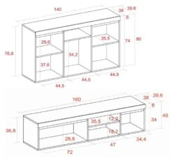 Set NATURAL Buffet-M.Tv160cm Chêne/Noir 10 Set NATURAL Buffet-M.Tv160cm Chêne/Noir -VIDAXL || Leitmotiv || Emma Soldes Magasin b58b403d18df45d7a699c876e2eb9b7d.cropped 83 24 757 697.processed