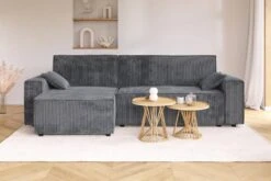 Canapé Angle Convertible MARIUS 41 Canapé Angle Convertible MARIUS -VIDAXL || Leitmotiv || Emma Soldes Magasin b58b9bd4793e47f0a6f46b0aa77ad5b7