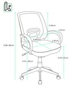 KAYELLES Chaise Bureau FLAG-E -VIDAXL || Leitmotiv || Emma Soldes Magasin b656d6deee004270a88a1a1f9dd42e79
