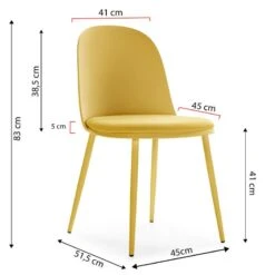 Lot De 4 Chaises Kana Blanches 36 Lot De 4 Chaises Kana Blanches -VIDAXL || Leitmotiv || Emma Soldes Magasin b6af2b997c44459fa9af8cc560bf1774