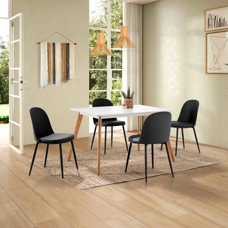 Lot De 4 Chaises Kana Blanches 19 Lot De 4 Chaises Kana Blanches – Image 17