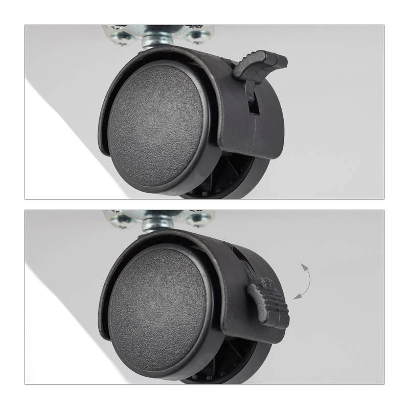 Meuble TV Avec 4 Compartiments Sur Roues 8 Meuble TV Avec 4 Compartiments Sur Roues – Image 6