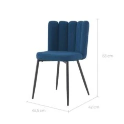 Chaise Rosy (Lot De 2) -VIDAXL || Leitmotiv || Emma Soldes Magasin bca15c45520b400ca9ec9a58551dc50a