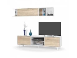 Meuble TV 2 Portes Avec 2 Niches 16 Meuble TV 2 Portes Avec 2 Niches -VIDAXL || Leitmotiv || Emma Soldes Magasin bcc7a70731ce492eba175c9cd58d2765