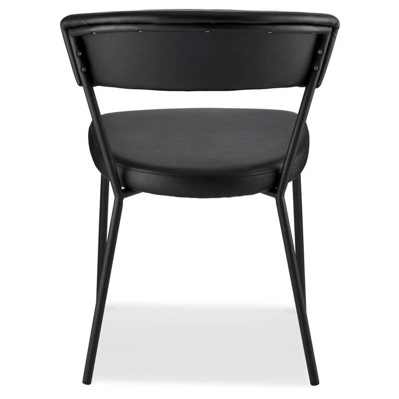 Chaises Capitonnées Preben Noir Lot De 4 7 Chaises Capitonnées Preben Noir Lot De 4 – Image 5