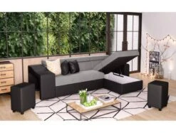 Canapé D'angle ELONA Convertible 23 Canapé D'angle ELONA Convertible -VIDAXL || Leitmotiv || Emma Soldes Magasin be0b6bbbb06245528935c07d96d824e8