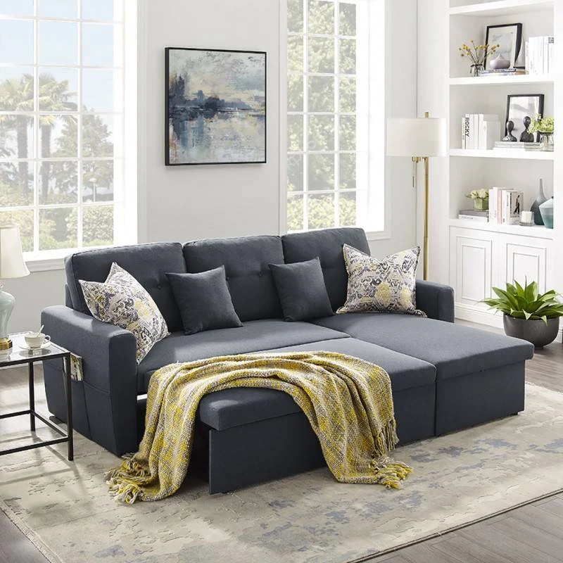 Canapé Angle Droit Convertible 3 Places 5 Canapé Angle Droit Convertible 3 Places – Image 3