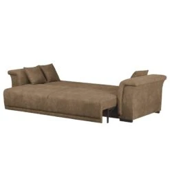 Grand Canapé Rockypoint (convertible) -VIDAXL || Leitmotiv || Emma Soldes Magasin bigsofa rockypoint mit schlaffunktion microfaser mittelbraun 4278496