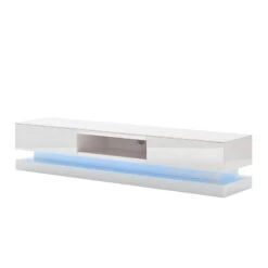 Meuble TV Brook -VIDAXL || Leitmotiv || Emma Soldes Magasin brook tv lowboard mit rgb led beleuchtung 1381388