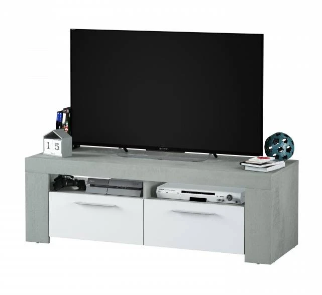 Meuble TV Avec 2 Portes Et 2 Niches 7 Meuble TV Avec 2 Portes Et 2 Niches – Image 5