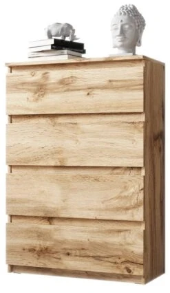 FURNIX Commode Arenal Avec 4 Tiroirs