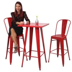 Ensemble De Table Haute MCW-A73 (3 Pcs) 24 Ensemble De Table Haute MCW-A73 (3 Pcs) -VIDAXL || Leitmotiv || Emma Soldes Magasin c5bcc33eb70047848d8da850a4938b95