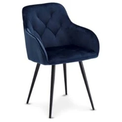 Chaises à Accoudoirs Nadja Bleu Lot De 2 -VIDAXL || Leitmotiv || Emma Soldes Magasin c71df9e775bc40fc8593ab5dd501bfd3