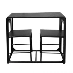 Pack 1 Table 2 Chaises Bois Pieds Métal 9 Pack 1 Table 2 Chaises Bois Pieds Métal -VIDAXL || Leitmotiv || Emma Soldes Magasin c7d889497dfd414ca5a7fafd13dbf7a8