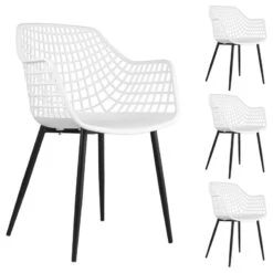 Chaises LUCIA (Lot De 4) -VIDAXL || Leitmotiv || Emma Soldes Magasin c7fba25ea10f4f6f84e4ea07667739dc