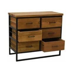 Commode En Bois Recyclé Et Métal LOFT 6 -VIDAXL || Leitmotiv || Emma Soldes Magasin c8650e03b3e74259b9c8e39c514a918a
