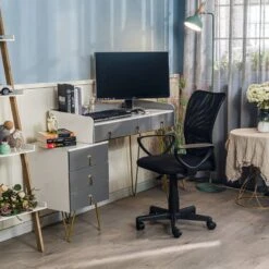 Chaise De Bureau STACY -VIDAXL || Leitmotiv || Emma Soldes Magasin ca14c1a6b9434ef0826455eb4db57c4b
