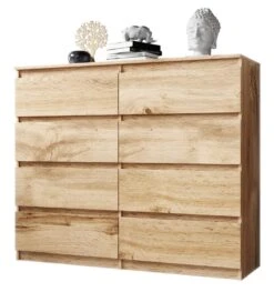 FURNIX Commode Arenal Avec 8 Tiroirs