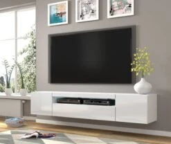 Meuble TV AURA 200x37x42 KEINE LED 27 Meuble TV AURA 200x37x42 KEINE LED -VIDAXL || Leitmotiv || Emma Soldes Magasin ce931089728f41eeb2f6fdd5c258d169