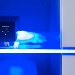 Meuble TV Claire -VIDAXL || Leitmotiv || Emma Soldes Magasin claire tv lowboard mit rgb led beleuchtung 1381383