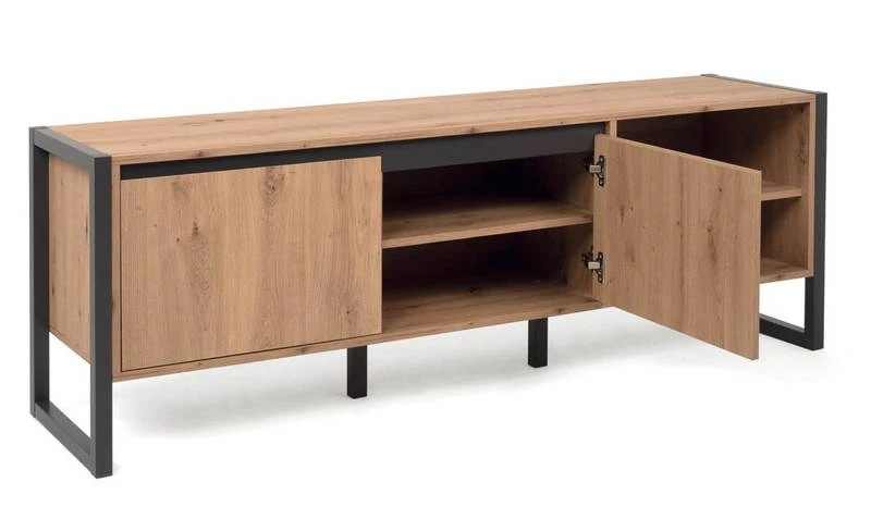 Meuble TV 2 Portes Et 2 Niches Denver 7 Meuble TV 2 Portes Et 2 Niches Denver – Image 5