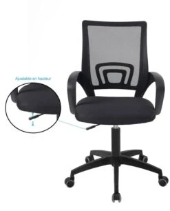 KAYELLES Chaise Bureau FLAG-E -VIDAXL || Leitmotiv || Emma Soldes Magasin db18cf3f75c84aa49f60c81c511f1caa