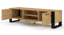 Meuble TV NUKA 160x43x48 -VIDAXL || Leitmotiv || Emma Soldes Magasin db620ece83c04278beabd5136a834008