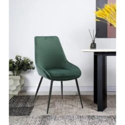 2 Chaises En Velours Bleu - JAZZY 38 2 Chaises En Velours Bleu - JAZZY -VIDAXL || Leitmotiv || Emma Soldes Magasin dcfe2ded1cc2482ab37320ed05056f7b