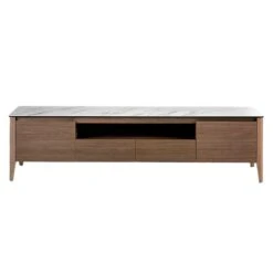Meuble TV En Bois De Noyer Et Porcelaine 10 Meuble TV En Bois De Noyer Et Porcelaine -VIDAXL || Leitmotiv || Emma Soldes Magasin e145fa98675f4d6f8cec4fcd754b2037