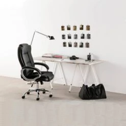 Chaise De Bureau Karen Elevable Blanc 19 Chaise De Bureau Karen Elevable Blanc -VIDAXL || Leitmotiv || Emma Soldes Magasin e24263c3a50a47bdb6cf03276ed1da58