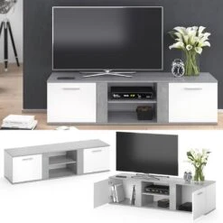 Buffet Bas Novelli Béton/blanc 12 Buffet Bas Novelli Béton/blanc -VIDAXL || Leitmotiv || Emma Soldes Magasin e2a1c32e87fe49aaab6e035f656c542f