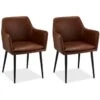 Chaises Shiva Marron Clair Lot De 2 -VIDAXL || Leitmotiv || Emma Soldes Magasin e2d264fb78c9409e862ce84a5f4d5b71