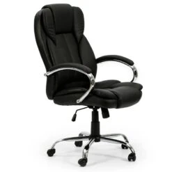 Fauteuil De Bureau Nixon Blanc -VIDAXL || Leitmotiv || Emma Soldes Magasin e38e8b7689f34d2eb2a221ae0596afc5