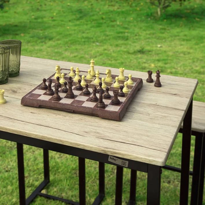 Table + 4 X Tabourets De Bar OGT15-N 7 Table + 4 X Tabourets De Bar OGT15-N – Image 5